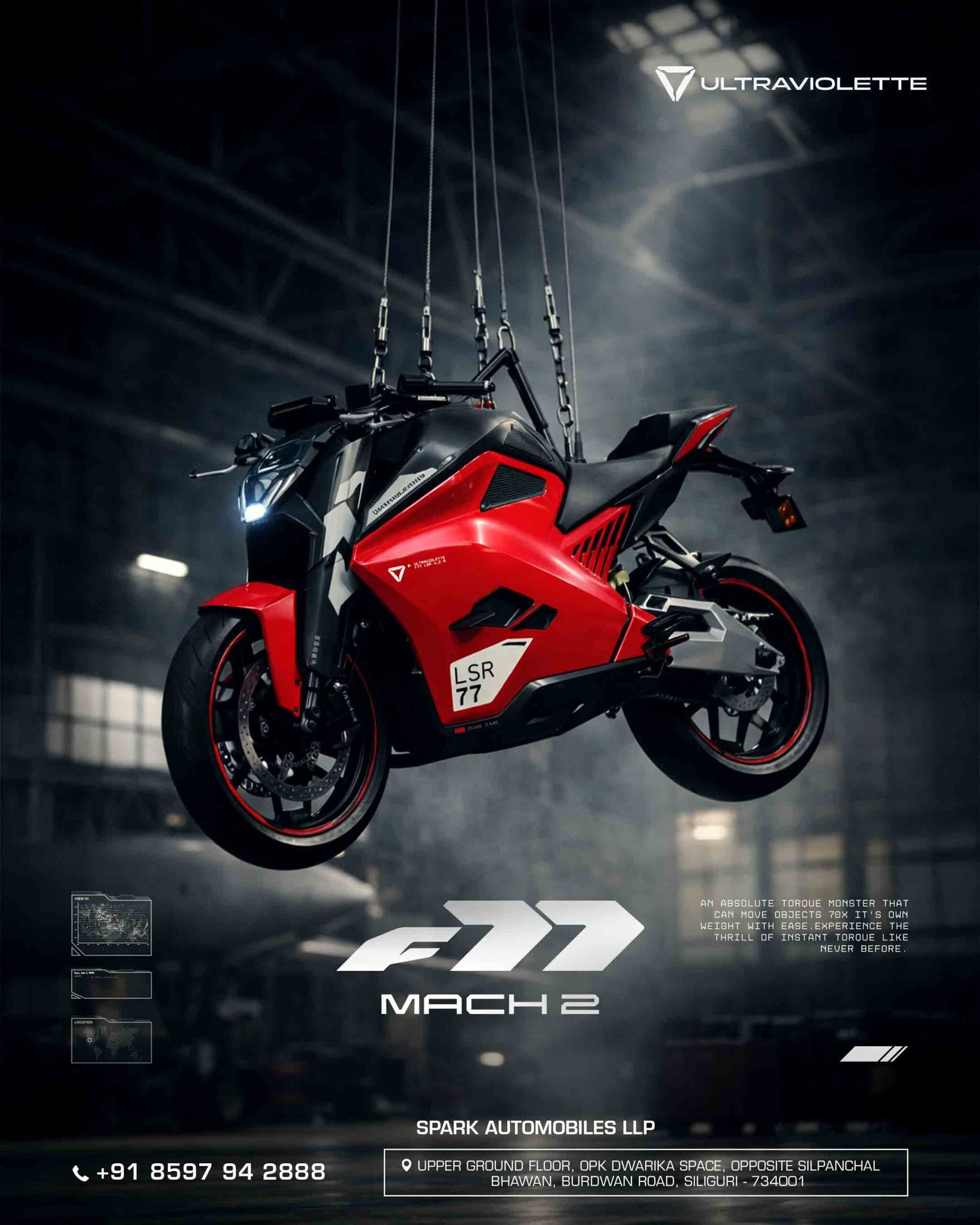 UV Frb 2026 F77 Mach 2 Hanging